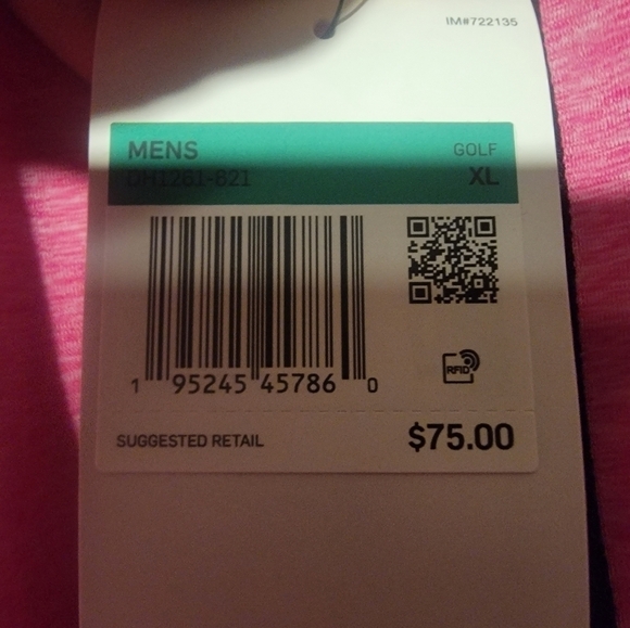 Nike Dri-FIT Victory Men's Half-Zip Golf Top Jacket DH1261 Pink XL - Picture 3 of 5